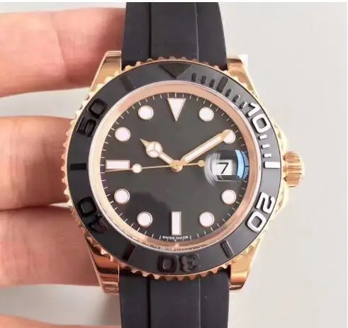 Mens Watch YACHT MASTER 40mm Rubber Rose gold Automatic Movement Mechanical Mens Stainless Steel Watches Wristwatch free shippin
Mens Watch YACHT MASTER 40mm Rubber Rose gold Automatic Movement Mechanical Mens Stainless Steel Watches Wristwatch free shippin