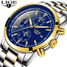 LIGE Watch Men Fashion Sport Quartz Clock Mens Watches Top Brand Luxury Full Steel Business Waterproof Watch Relogio Masculino
LIGE Watch Men Fashion Sport Quartz Clock Mens Watches Top Brand Luxury Full Steel Business Waterproof Watch Relogio Masculino