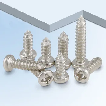 100pcs M1x3/4/5mm Length Nickel plating Round head Phillips screw Self-tapping screws Pan heads cross bolt
100pcs M1x3/4/5mm Length Nickel plating Round head Phillips screw Self-tapping screws Pan heads cross bolt