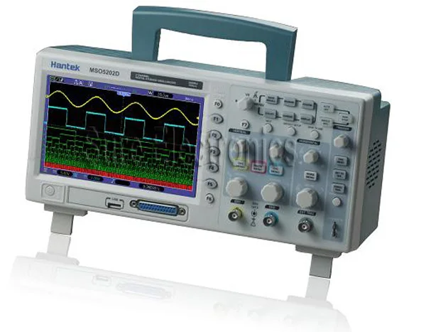 

Hantek MSO5202D 200MHz 2Channels 1GSa/s Oscilloscope & 16Channels Logic Analyzer 2in1 USB,800x480 Free Ship