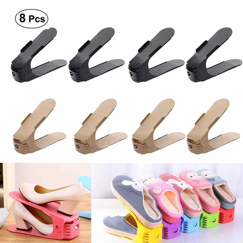 8/6pcs Durable Plastic Shoe Organizer Detached Double-Wide Shoe Storage Rack Modern Double Cleaning Storage Shoes Rack
8/6pcs Durable Plastic Shoe Organizer Detached Double-Wide Shoe Storage Rack Modern Double Cleaning Storage Shoes Rack