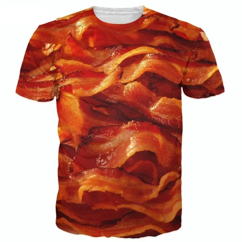 3D T Shirt Delicious Bacon Print T-shirt Tops Men Women Harajuku T Shirts Funny Food Full Printing Top Shirt Plus S-6XL
3D T Shirt Delicious Bacon Print T-shirt Tops Men Women Harajuku T Shirts Funny Food Full Printing Top Shirt Plus S-6XL