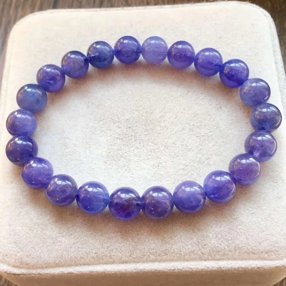 Genuine Natural Tanzania Tanzanite Blue Zoisite Clear Round Beads Bracelet 8.5mm Stretch Women Man Tanzanite Hot AAAAAA
Genuine Natural Tanzania Tanzanite Blue Zoisite Clear Round Beads Bracelet 8.5mm Stretch Women Man Tanzanite Hot AAAAAA