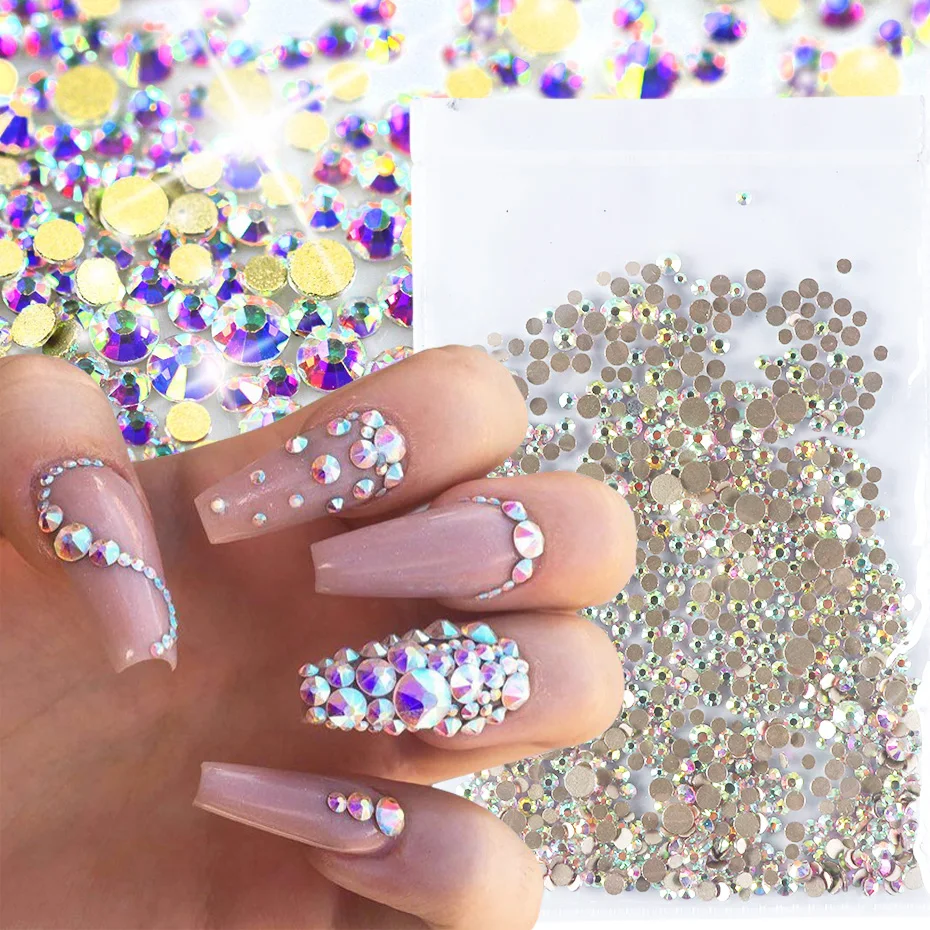 SS4-20 1440pcs Crystal AB Flatback Rhinestones Non Hotfix Glass Strass Glitter Stones Sewing Fabric Garment Decoration JI1015
SS4-20 1440pcs Crystal AB Flatback Rhinestones Non Hotfix Glass Strass Glitter Stones Sewing Fabric Garment Decoration JI1015