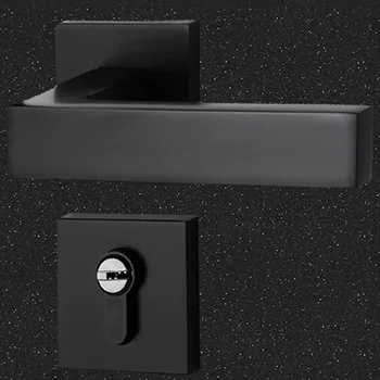 Black Mute Door Lock Set Reversal Door Lock Kit for 35-50mm Doors Zinc Alloy Handle MDJ998
Black Mute Door Lock Set Reversal Door Lock Kit for 35-50mm Doors Zinc Alloy Handle MDJ998
