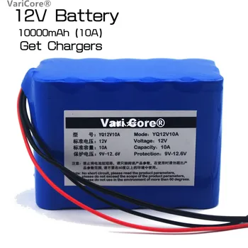 Large Capacity 12V 10Ah 18650 Protection Plate Lithium Battery 12.6V 10000 mAh Battery Capacity + 12V 3A Charger
Large Capacity 12V 10Ah 18650 Protection Plate Lithium Battery 12.6V 10000 mAh Battery Capacity + 12V 3A Charger