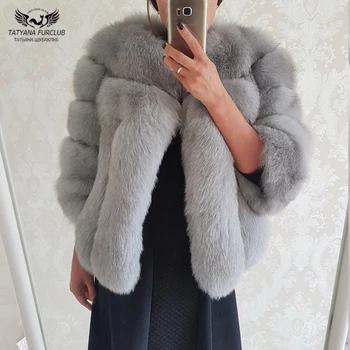 Tatyana Furclub Real Fur Coat Short Jacket Natural Real Fox Fur Coat Woman Full Pelt Fox Fur Warm Coats Unique Winter Casual
Tatyana Furclub Real Fur Coat Short Jacket Natural Real Fox Fur Coat Woman Full Pelt Fox Fur Warm Coats Unique Winter Casual
