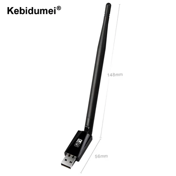 Kebidumei 2017 new wifi dongle Mini 150Mbps 5dbi external Antenna USB Wireless Network Card WiFi LAN Adapter
Kebidumei 2017 new wifi dongle Mini 150Mbps 5dbi external Antenna USB Wireless Network Card WiFi LAN Adapter