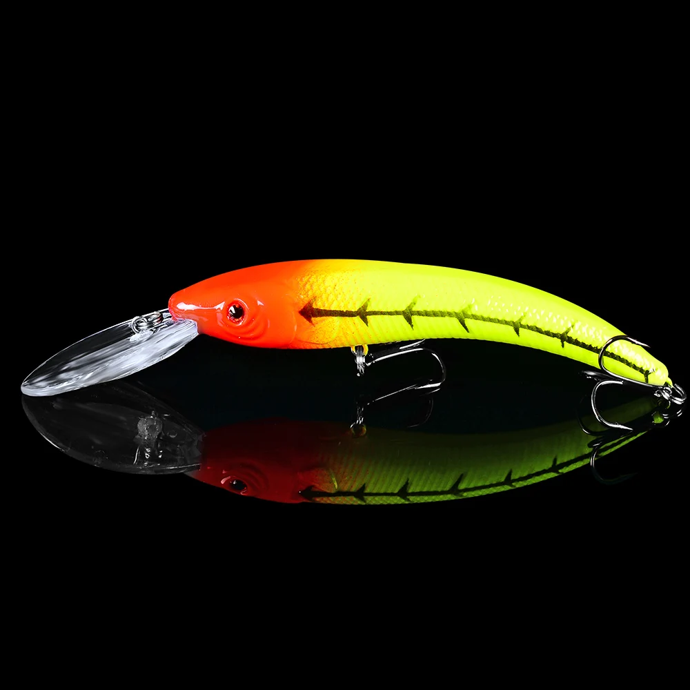 COMDABA 1PCS Minnow lures 15.5cm 16.5g Wobbler Fishing Lure Big Crankbait Bass Trolling Artificial Bait Pike Carp lures
COMDABA 1PCS Minnow lures 15.5cm 16.5g Wobbler Fishing Lure Big Crankbait Bass Trolling Artificial Bait Pike Carp lures