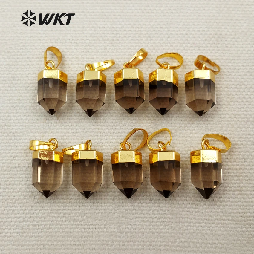 WT-P1265 оптовая продажа темно-коричневая Хрустальная стеклянная подвеска с покрытием из стекла с золотой шляпой цилиндрическая Подвеска для изготовления ювелирных изделий своими руками
WT-P1265 оптовая продажа темно-коричневая Хрустальная стеклянная подвеска с покрытием из стекла с золотой шляпой цилиндрическая Подвеска для изготовления ювелирных изделий своими руками