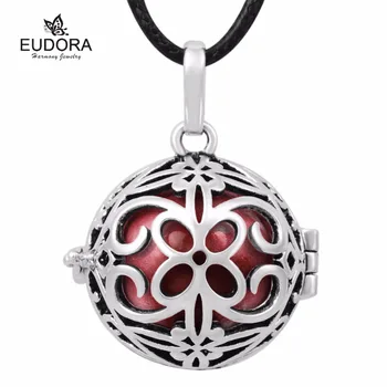 EUDORA Vintage Style Chinese Flower Cage Angel Caller 18 mm Pregnant Ball Mexican Bola Charms Pendants For Pregnancy WomenBH173
EUDORA Vintage Style Chinese Flower Cage Angel Caller 18 mm Pregnant Ball Mexican Bola Charms Pendants For Pregnancy WomenBH173