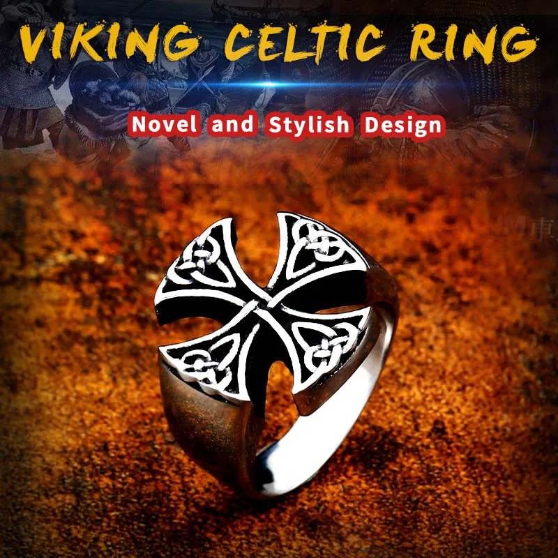 BEIER 316L Stainless Steel New Desgin Cross Viking Amulet Rune Men Ring Europe Fashion Jewelry Gift Dropshipping
BEIER 316L Stainless Steel New Desgin Cross Viking Amulet Rune Men Ring Europe Fashion Jewelry Gift Dropshipping