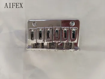 New Most Popular Guitar Bridge 65mm Chrome 6 Saddle Hardtail Guitar Bridge Top Load
New Most Popular Guitar Bridge 65mm Chrome 6 Saddle Hardtail Guitar Bridge Top Load