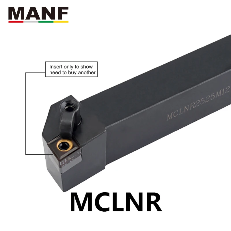 MANF Turning Tool Holder 25mm MCLNR-1616H12 Tungsten Bar Lathe Tools For Metal lathes External Turning ToolHolder For CNMG12
MANF Turning Tool Holder 25mm MCLNR-1616H12 Tungsten Bar Lathe Tools For Metal lathes External Turning ToolHolder For CNMG12