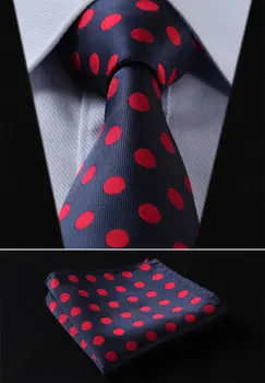 TD201R8 Red Navy Blue Polka Dot 3.4" 100%Silk Wedding Jacquard Woven Men Tie Necktie Pocket Square Handkerchief Set Suit
TD201R8 Red Navy Blue Polka Dot 3.4" 100%Silk Wedding Jacquard Woven Men Tie Necktie Pocket Square Handkerchief Set Suit