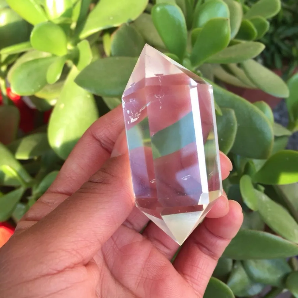 1 pcs natural rock quartz Crystal gemstone double pointed Metaphysical Healing pudgy terminated point to remove negative energy
1 pcs natural rock quartz Crystal gemstone double pointed Metaphysical Healing pudgy terminated point to remove negative energy