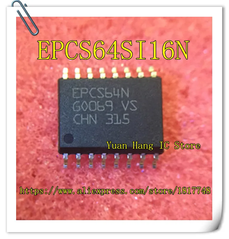 10PCS/LOT EPCS64SI16N EPCS64N SOP16 Programmable logic device configuration | Электроника