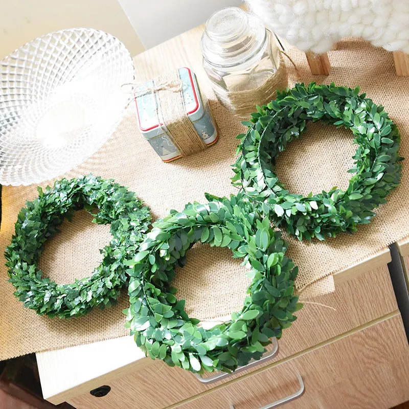 7.5M DIY Festive Party Wreath Flowers Garland Green Leaf Iron Wire Artificial Flower for Wedding Accessories Decoration
7.5M DIY Festive Party Wreath Flowers Garland Green Leaf Iron Wire Artificial Flower for Wedding Accessories Decoration