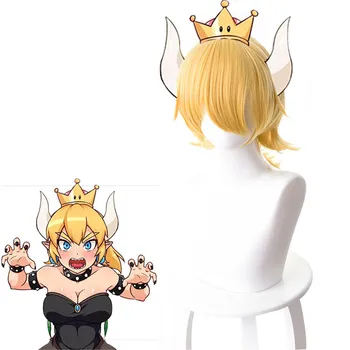 Super Mario Bros Cosplay Koopa Princess Kuppa Wig Heat Resistant Cosplay Yellow Wig 35cm Synthetic Hair Halloween Cosplay
Super Mario Bros Cosplay Koopa Princess Kuppa Wig Heat Resistant Cosplay Yellow Wig 35cm Synthetic Hair Halloween Cosplay