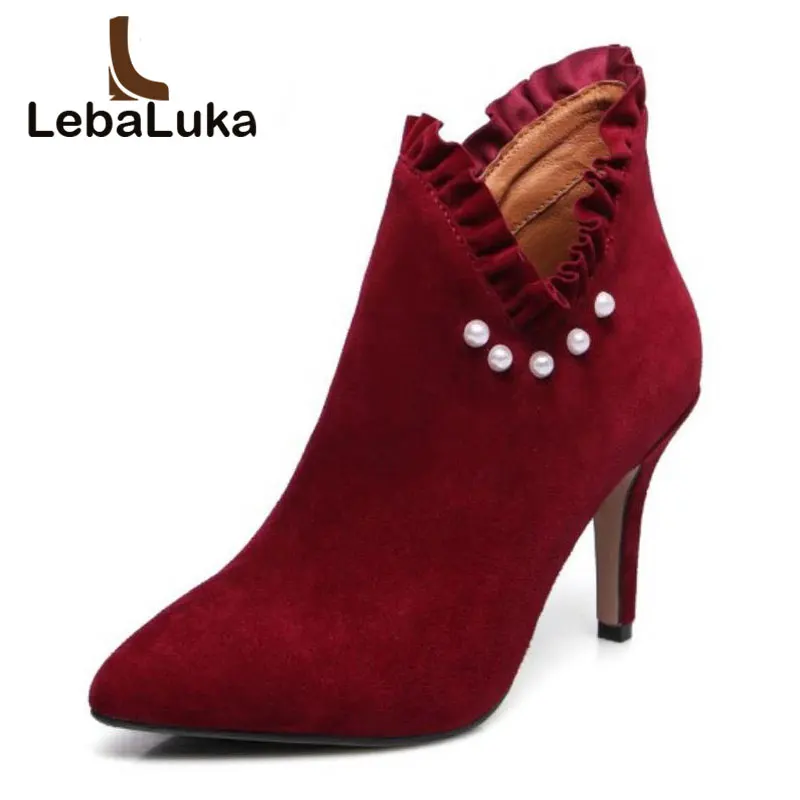 Tuyoki Size 33-40 Office Lady Genuine Leather Ankle Boots Women Thin Heel Zipper Warm Shoes Women Fashion Sezy Daily Footwears
Tuyoki Size 33-40 Office Lady Genuine Leather Ankle Boots Women Thin Heel Zipper Warm Shoes Women Fashion Sezy Daily Footwears