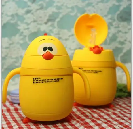 Cartoon Chicken Insulation Cup Egg shape Children 's Straw thermos Cup Student Portable Walking Cup stainless steel vacuum cup
Cartoon Chicken Insulation Cup Egg shape Children 's Straw thermos Cup Student Portable Walking Cup stainless steel vacuum cup