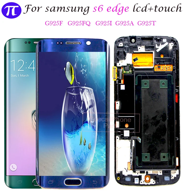 Super Amoled For Samsung S6 Edge S6Edge LCD Display Touch Screen Digitizer Assembly For SAMSUNG S6 Edge G925 G925F SM-G925F LCD
Super Amoled For Samsung S6 Edge S6Edge LCD Display Touch Screen Digitizer Assembly For SAMSUNG S6 Edge G925 G925F SM-G925F LCD