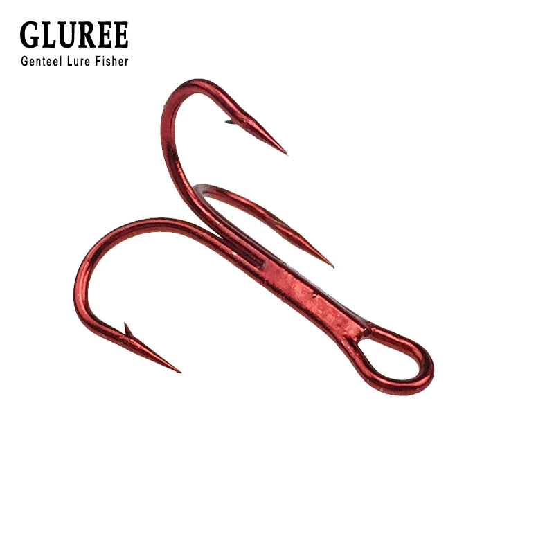 GLUREE 30Pcs/Lot 1/0# 2/0# 3/0# Sharp Barbed Fishing Hook Red Nickel Treble Hooks Fishing Tackle Accessories Fishhooks
GLUREE 30Pcs/Lot 1/0# 2/0# 3/0# Sharp Barbed Fishing Hook Red Nickel Treble Hooks Fishing Tackle Accessories Fishhooks