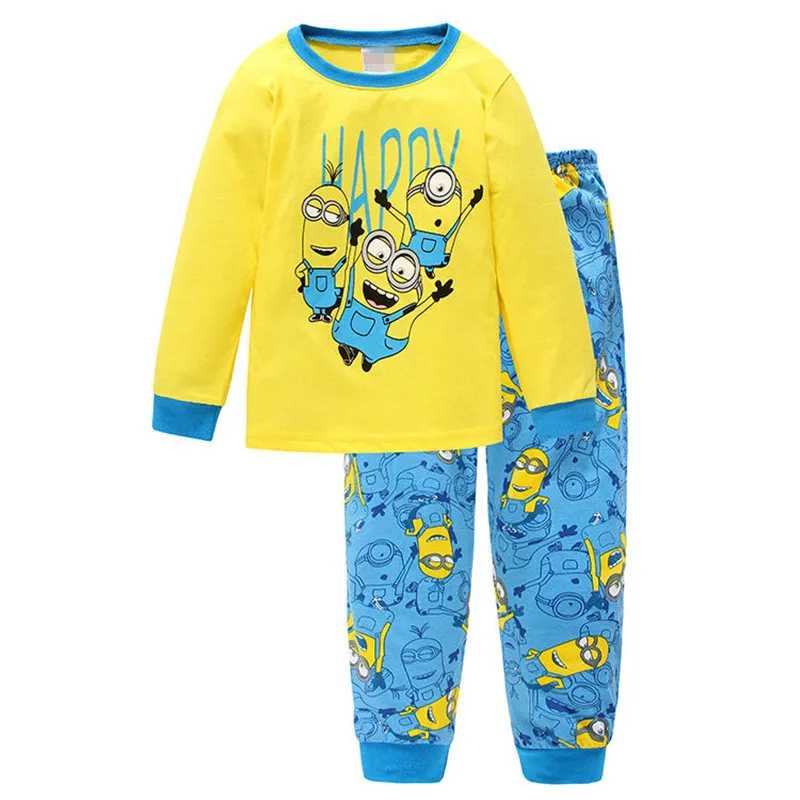 Baby Boy Girls Minions Pajamas Suits Cartoon Sleepwear Kids Pyjamas Nightwear Cotton Pants Long Sleeve Tee Children Clothing Set
Baby Boy Girls Minions Pajamas Suits Cartoon Sleepwear Kids Pyjamas Nightwear Cotton Pants Long Sleeve Tee Children Clothing Set