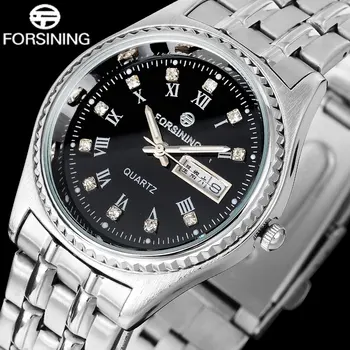 FORSINING brand ladies dress quartz watches women hot fashion stainless steel bracelet band auto date wristwatches reloj mujer
FORSINING brand ladies dress quartz watches women hot fashion stainless steel bracelet band auto date wristwatches reloj mujer