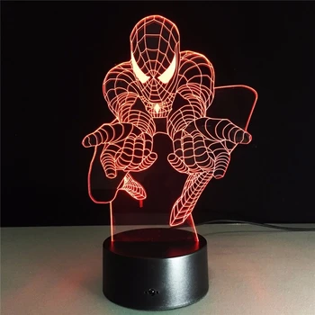 Spiderman 3d Led Visual Superman Touch Gradient Changing Creative Lamp Kid Toy Lamps Night Light 3d Led Lamp Cute Light
Spiderman 3d Led Visual Superman Touch Gradient Changing Creative Lamp Kid Toy Lamps Night Light 3d Led Lamp Cute Light