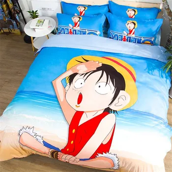 NEW anime One Piece 3D Cartoon Bedding Sets blue Boys designer king queen full twin size kids duvet covet set lovely quilt cover
NEW anime One Piece 3D Cartoon Bedding Sets blue Boys designer king queen full twin size kids duvet covet set lovely quilt cover
