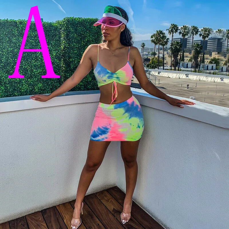 Trendy Sexy Women clothes off shoulder Bandage strap sleeveless Tops Geometry Skirts 2pc polyester outfit
Trendy Sexy Women clothes off shoulder Bandage strap sleeveless Tops Geometry Skirts 2pc polyester outfit