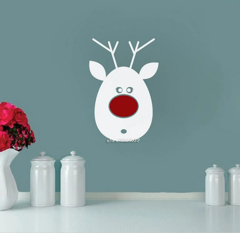 Cute Reindeer Christmas Wall Stickers Merry Christmas Decorations For Home Wall Decal Deor Kids Boys Room Wallpaper SA742
Cute Reindeer Christmas Wall Stickers Merry Christmas Decorations For Home Wall Decal Deor Kids Boys Room Wallpaper SA742