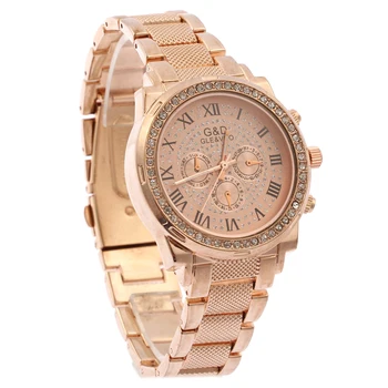 XG55 New Fashion Women's Watches Analog Quartz Wrist Watch Stainless Steel Band Roman Numbers Round Rose Gold
XG55 New Fashion Women's Watches Analog Quartz Wrist Watch Stainless Steel Band Roman Numbers Round Rose Gold