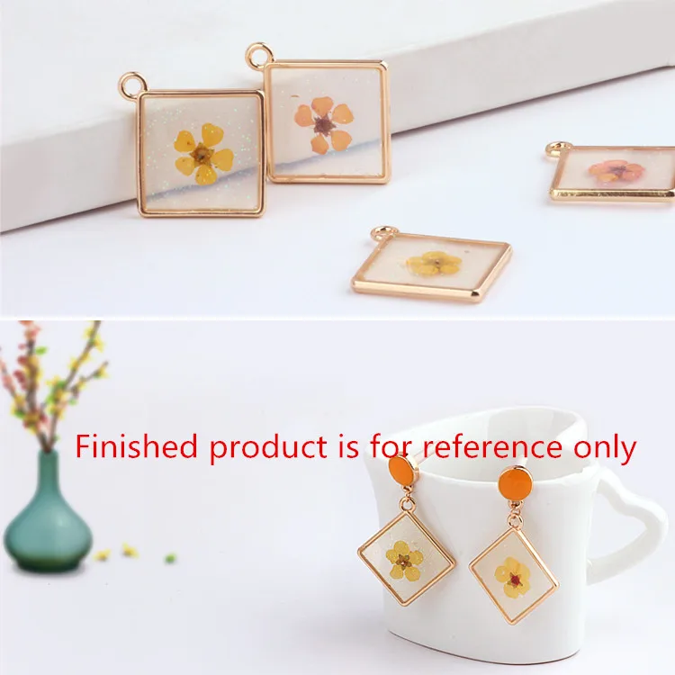 Summer style 30pcs/lot flowers core decoration geometry square shape alloy floating locket charms diy jewelry earrings pendants
Summer style 30pcs/lot flowers core decoration geometry square shape alloy floating locket charms diy jewelry earrings pendants
