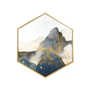 Abstract Art Hexagon Mountain Peak Paintings Wall Decorative Home Mural Kitchen Wall Painting R650
Abstract Art Hexagon Mountain Peak Paintings Wall Decorative Home Mural Kitchen Wall Painting R650