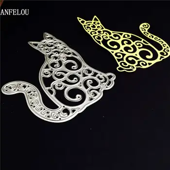 PANFELOU Metal craft The long tail cat paper die cutting dies for Scrapbooking/DIY Christmas Halloween Greeting cards
PANFELOU Metal craft The long tail cat paper die cutting dies for Scrapbooking/DIY Christmas Halloween Greeting cards