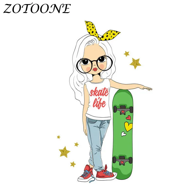 ZOTOONE Iron on Transfers Patch for Clothing Fashion Girl Patches Applique Sticker on Clothes Morale Heat Transfers Badges E
ZOTOONE Iron on Transfers Patch for Clothing Fashion Girl Patches Applique Sticker on Clothes Morale Heat Transfers Badges E