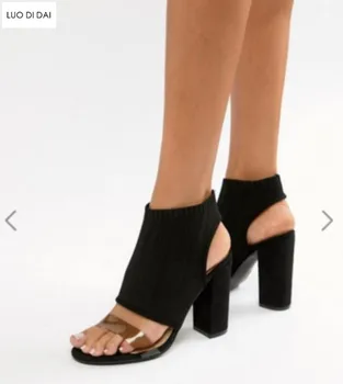 2020 new women stretch fabric sandals party shoes gladiator sandals chunky heel sandals dress shoes summer black high heels
2020 new women stretch fabric sandals party shoes gladiator sandals chunky heel sandals dress shoes summer black high heels