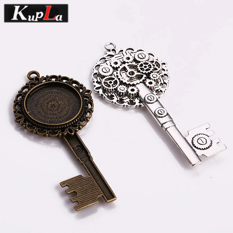 Kupla Vintage Steampunk Gear Key 25mm Round Pendant Cabochon Settings Metal Jewelry Pendant Blank Base Setting Jewelry Findings
Kupla Vintage Steampunk Gear Key 25mm Round Pendant Cabochon Settings Metal Jewelry Pendant Blank Base Setting Jewelry Findings