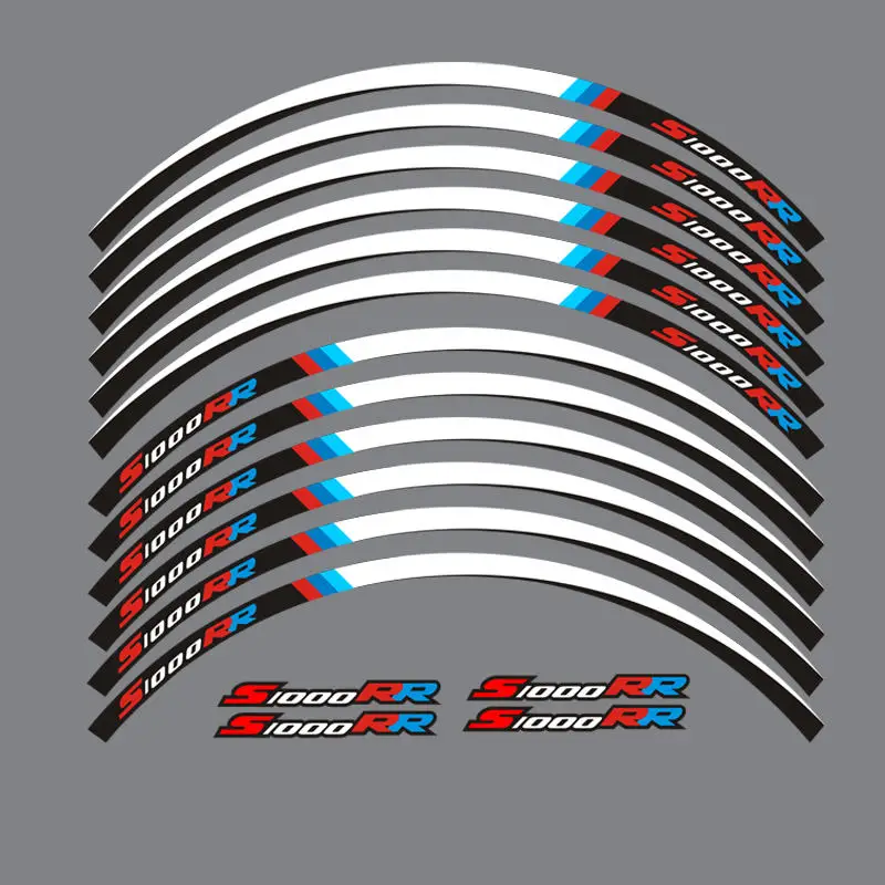 New high quality 12 Pcs Fit Motorcycle Wheel Sticker stripe Reflective Rim For BMW S1000RR
New high quality 12 Pcs Fit Motorcycle Wheel Sticker stripe Reflective Rim For BMW S1000RR