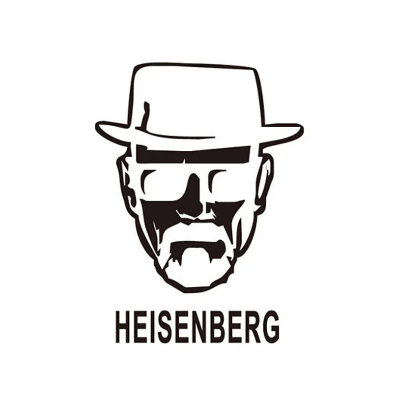 18*14CM HEISENBERG Waterproof Car Sticker Decal Car Styling Motorcycle Accessories Black/Silver C1-0129
18*14CM HEISENBERG Waterproof Car Sticker Decal Car Styling Motorcycle Accessories Black/Silver C1-0129