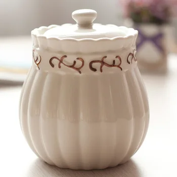Creative single seasoning jar ceramic spice jar sealing large capacity salt pot omnigrain snack bottle wx9061459
Creative single seasoning jar ceramic spice jar sealing large capacity salt pot omnigrain snack bottle wx9061459