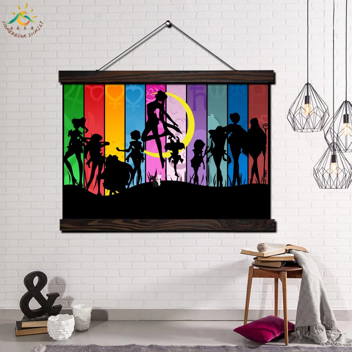 Cartoon Disco Girls Modern Wall Art Print Art Picture And Poster Solid Wood Hanging Scroll Canvas Painting for Child's Room
Cartoon Disco Girls Modern Wall Art Print Art Picture And Poster Solid Wood Hanging Scroll Canvas Painting for Child's Room