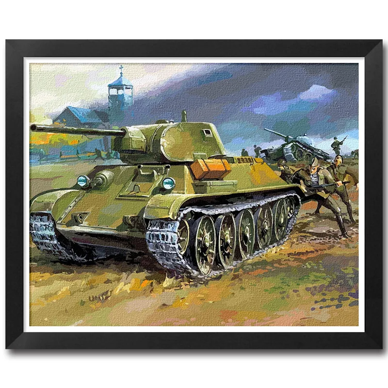 MaHuaf-A1420 DIY painting by numbers Tank World War II canvas painting hand painted digital wall art picture for home decor
MaHuaf-A1420 DIY painting by numbers Tank World War II canvas painting hand painted digital wall art picture for home decor
