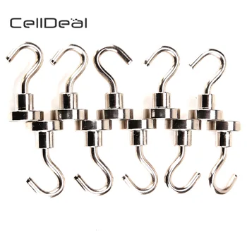 CellDeal 10 Pcs Magnetic Hooks 16mm Ferrite Neodymium Power Hooks 5.5kg Suction Strong Magnet Hanger Magnetic Key Holder
CellDeal 10 Pcs Magnetic Hooks 16mm Ferrite Neodymium Power Hooks 5.5kg Suction Strong Magnet Hanger Magnetic Key Holder