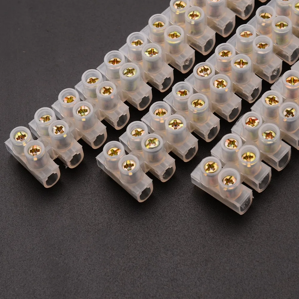 3pcs White 12 Way Terminal Barrier Strip 3A Barrier Screw Terminal Block Electrical Wire Connection Connector Strips
3pcs White 12 Way Terminal Barrier Strip 3A Barrier Screw Terminal Block Electrical Wire Connection Connector Strips