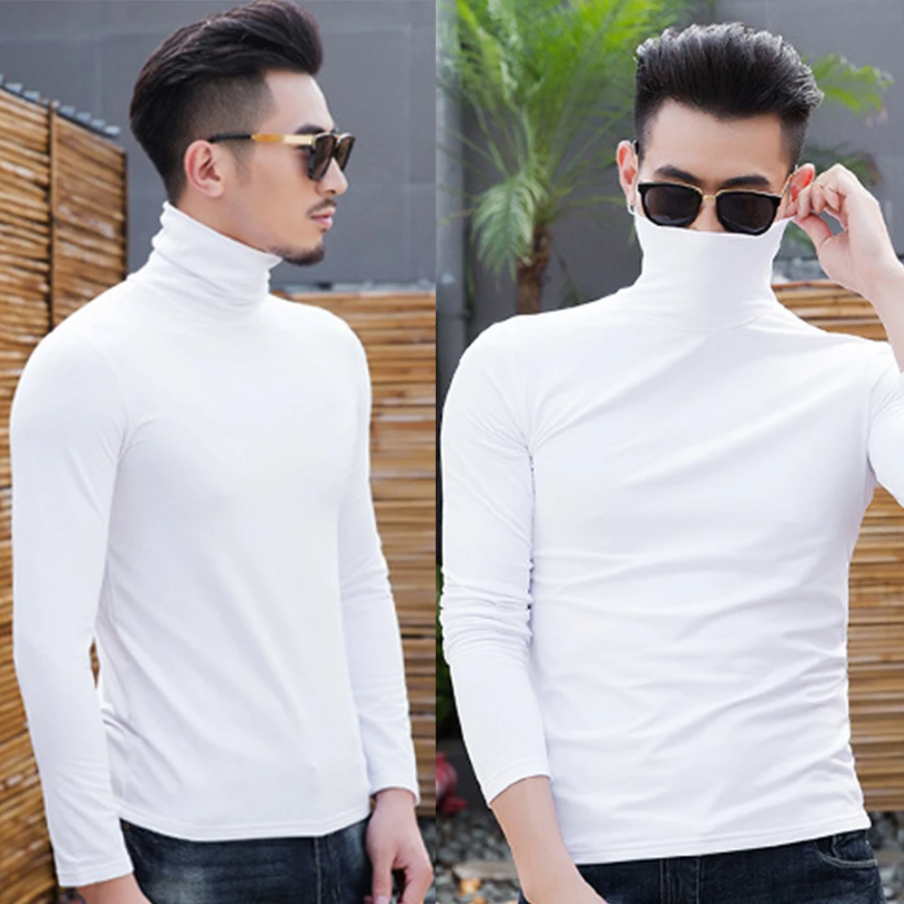 2018 New Elastic Mens Solid Warm T-Shirt Turtle Neck Long Sleeve Men Bottom T Shirt For Male Milk Fiber TShirt Business Man Tees 
2018 New Elastic Mens Solid Warm T-Shirt Turtle Neck Long Sleeve Men Bottom T Shirt For Male Milk Fiber TShirt Business Man Tees