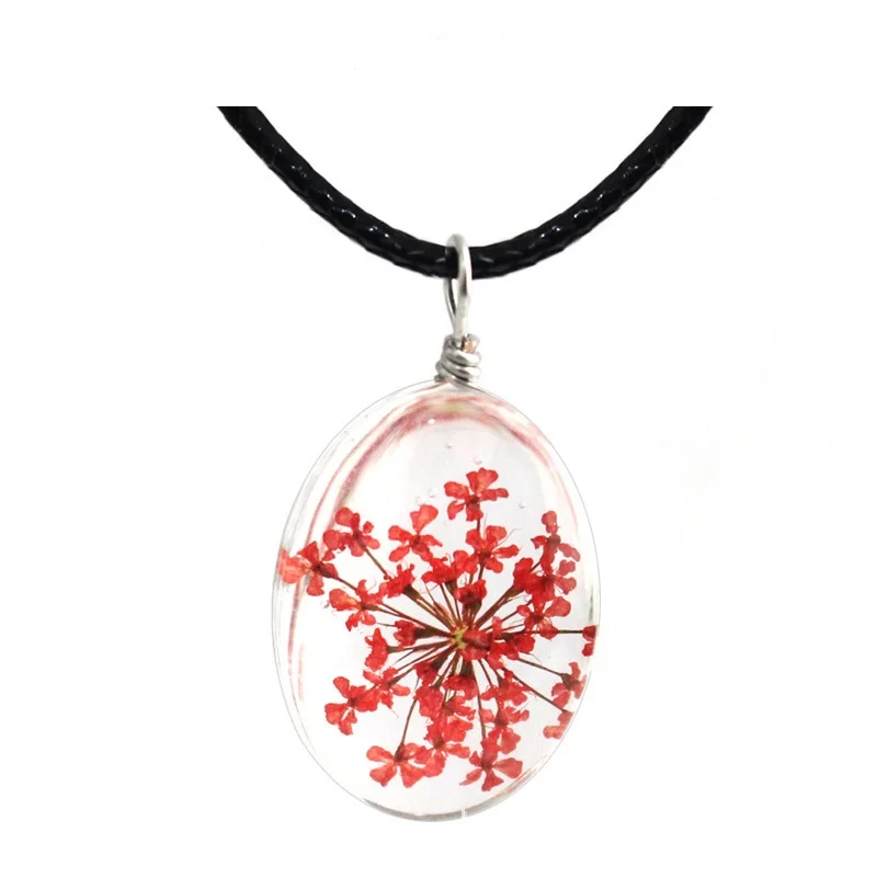 Handmade Natural Real Dried Flowers Pendant Necklaces Wax Rope Babysbreath Herbarium Necklaces For Women Jewelry Accessories
Handmade Natural Real Dried Flowers Pendant Necklaces Wax Rope Babysbreath Herbarium Necklaces For Women Jewelry Accessories