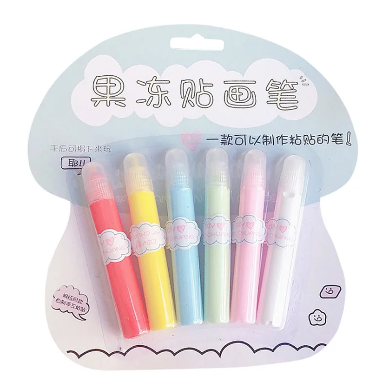 6 Pcs/pack Cute Candy Color Solid Jelly Highlighter Marker Pen Paintbrush Crayon Transparent Revolving Pen Stationery Art Marker
6 Pcs/pack Cute Candy Color Solid Jelly Highlighter Marker Pen Paintbrush Crayon Transparent Revolving Pen Stationery Art Marker